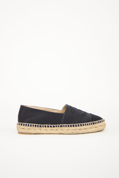 Chanel Satin CC Espadrille