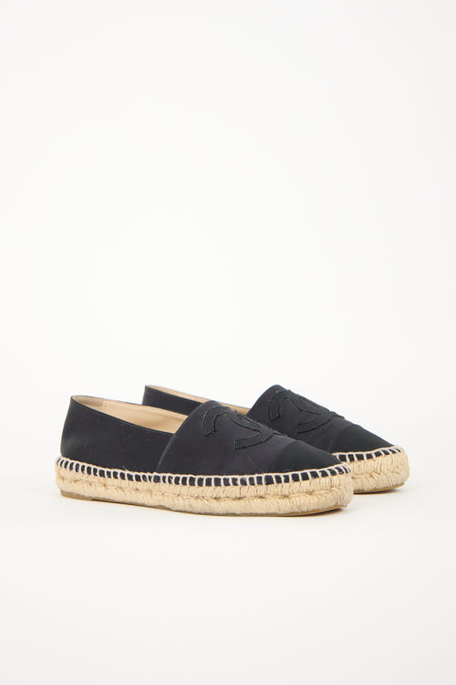 Chanel Satin CC Espadrille