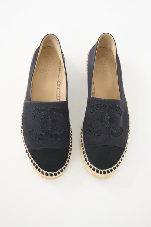 Chanel Satin CC Espadrille