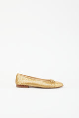 Chanel Sequin CC Ballet Flat