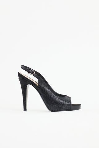 Chanel Shiny Suede CC Pump