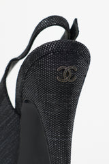 Chanel Shiny Suede CC Pump