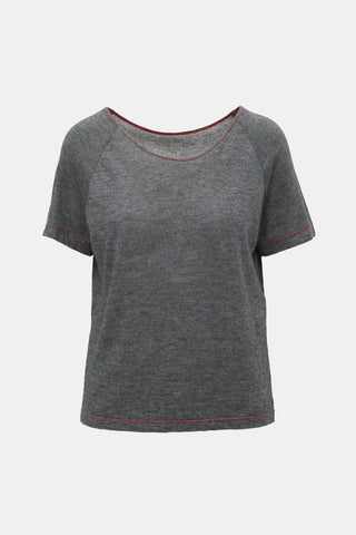 Chanel Grey Cashmere & Silk Co-Ord Set