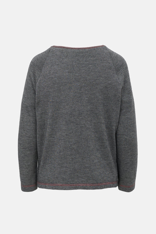Chanel Grey Cashmere & Silk Co-Ord Set
