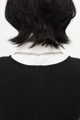 Chanel Fall 2007 Blue & Silver Chain Necklace