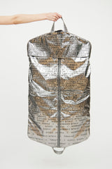 Chanel Silver Rue Cambon Garment Bag