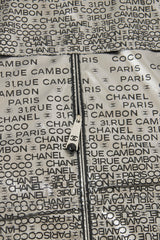 Chanel Silver Rue Cambon Garment Bag