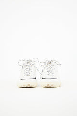 Chanel White Leather CC Sneaker