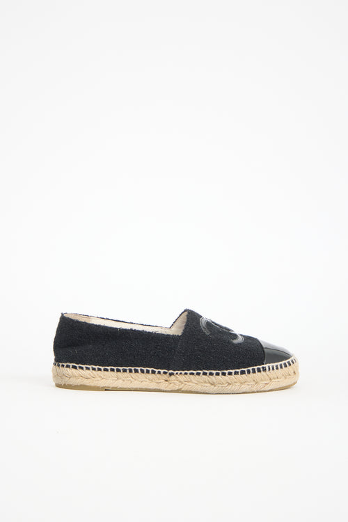 Chanel Sparkle Terry CC Espadrille