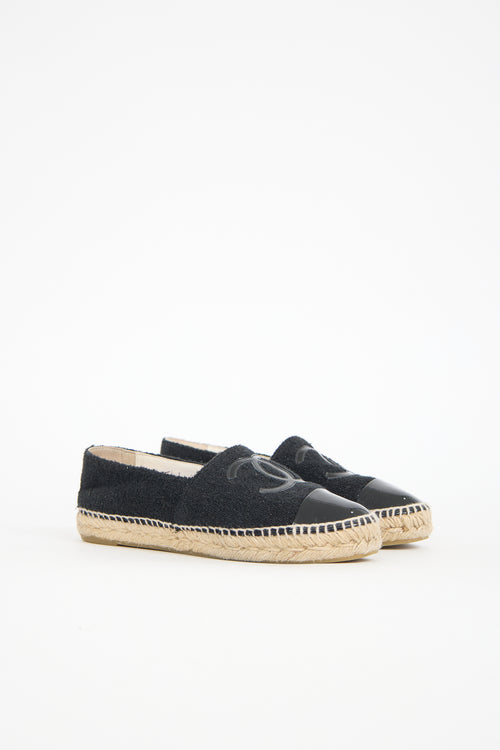 Chanel Sparkle Terry CC Espadrille