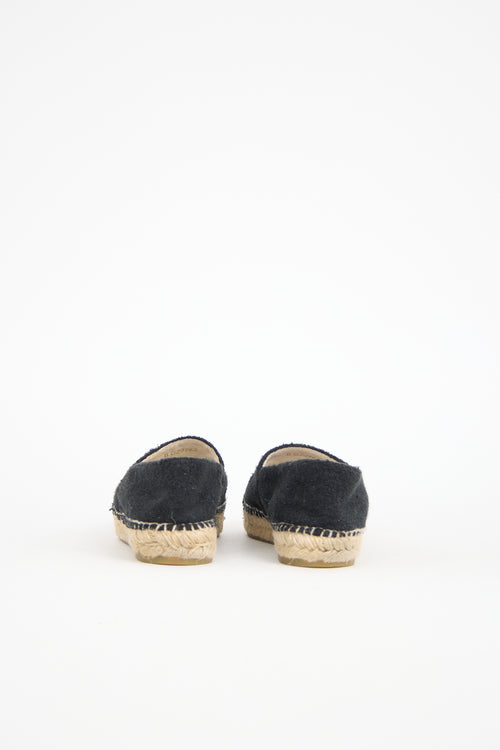 Chanel Sparkle Terry CC Espadrille