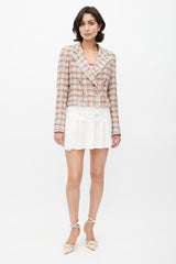 Chanel Spring 2005 Multicolour Tweed & Sequin Cropped Blazer