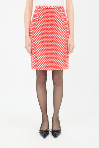 Chanel Spring 2008 Tweed Midi Skirt