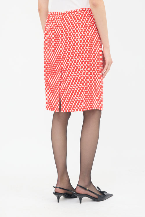 Chanel Spring 2008 Tweed Midi Skirt