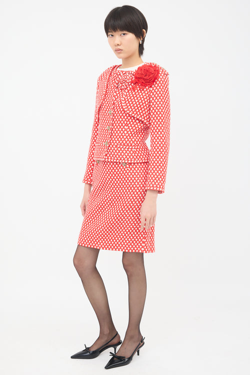 Chanel Spring 2008 Tweed Midi Skirt