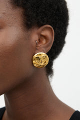 Chanel Spring 1994 CC Clip-On Earrings