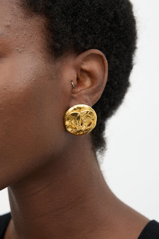 Chanel Spring 1994 CC Clip-On Earring