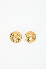 Chanel Spring 1994 CC Clip-On Earrings
