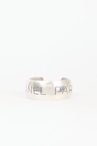 Chanel Spring 1996 Logo Cuff Bracelet