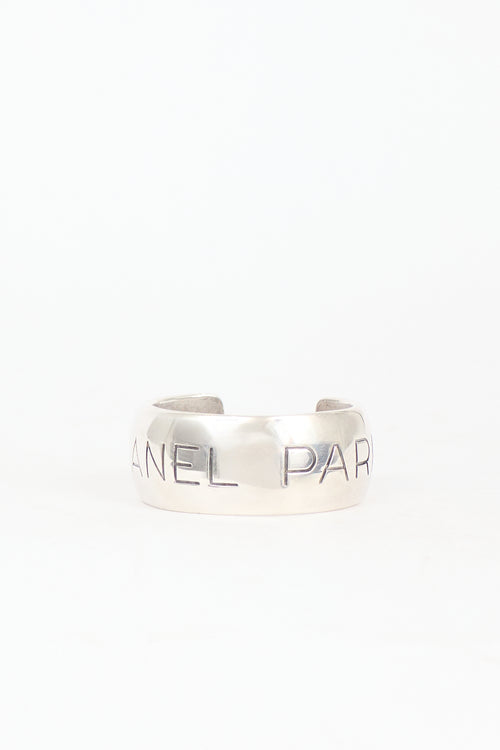 Chanel Spring 1996 Logo Cuff Bracelet