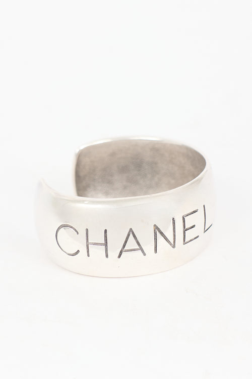 Chanel Spring 1996 Logo Cuff Bracelet