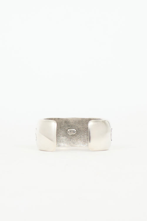 Chanel Spring 1996 Logo Cuff Bracelet