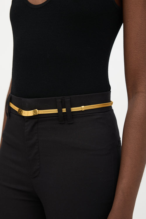 Chanel Spring 1998 Logo Belt