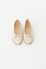 Chanel Spring 2005 Pink & Beige Ballet Flat