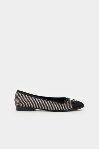 Chanel Suede CC Ballet Flat
