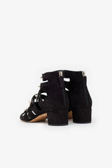 Chanel Suede CC Gladiator Sandal