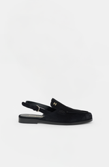 Chanel Suede CC Slingback Mule
