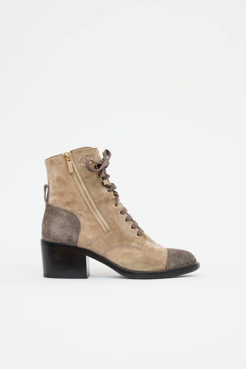 Chanel 2019 CC Combat Boot