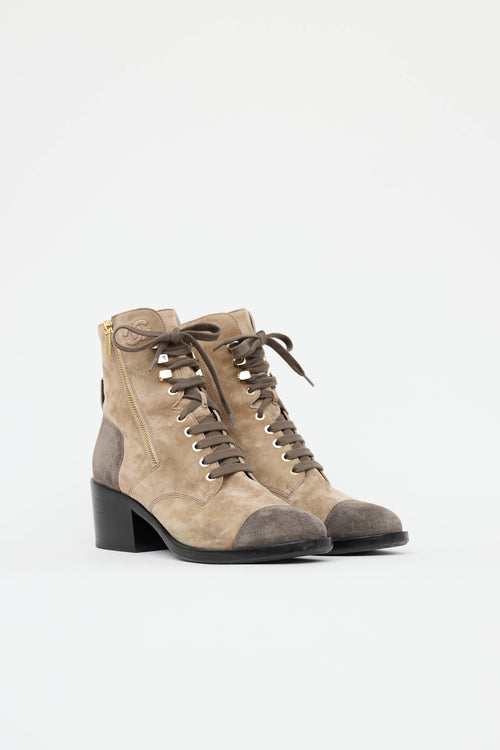 Chanel 2019 CC Combat Boot