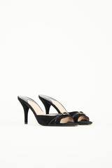 Chanel Suede Buckle Mule