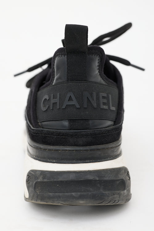 Chanel Suede CC Sneaker