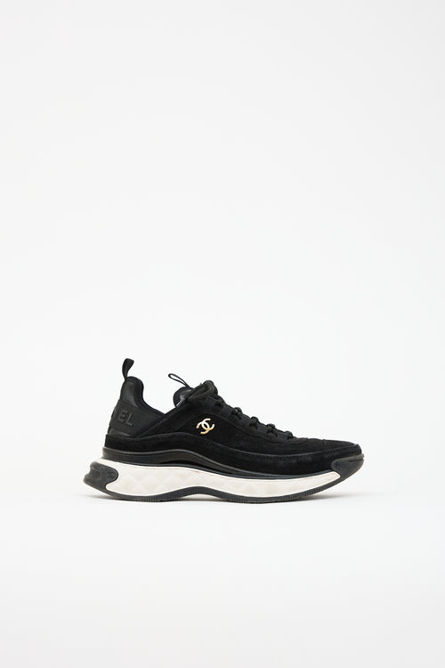 Chanel Suede CC Sneaker