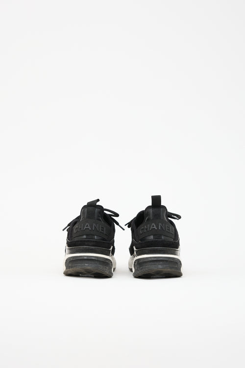Chanel Suede CC Sneaker