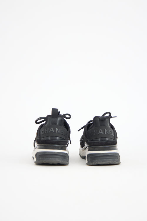 Chanel Suede CC Sneaker