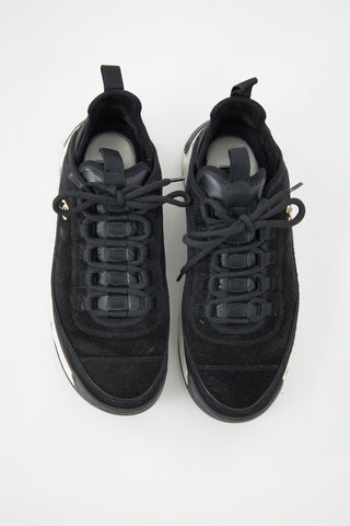 Chanel Suede CC Sneaker