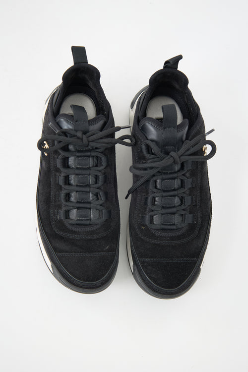 Chanel Suede CC Sneaker