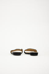 Chanel Suede & Terry CC Slide