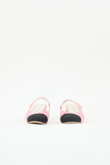 Chanel Terry Striped Slingback Pump