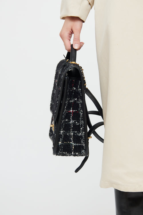Chanel // FW 2022 Black Tweed School Memory Backpack – VSP Consignment