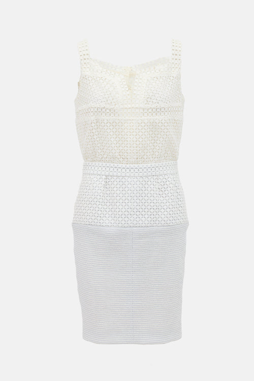 Chanel Tweed Eyelet Co-Ord Set