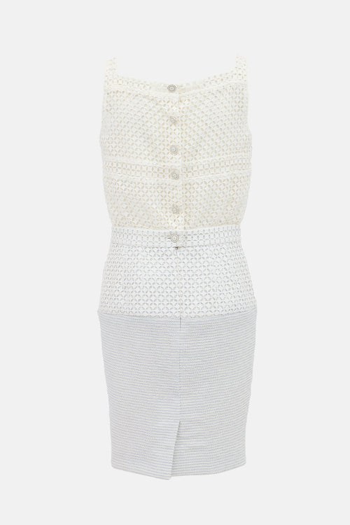 Chanel Tweed Eyelet Co-Ord Set