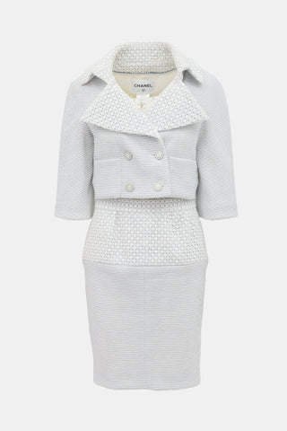 Chanel Tweed Eyelet Co-Ord Set
