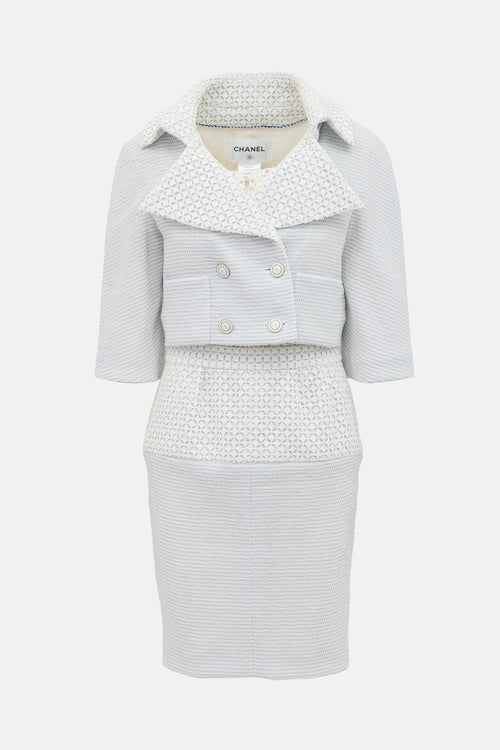 Chanel Tweed Eyelet Co-Ord Set