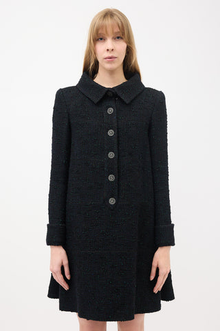 Chanel Tweed A-Line Dress