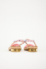 Chanel Tweed & Cork CC Sandal