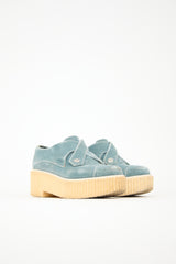 Chanel Velvet Platform Loafer